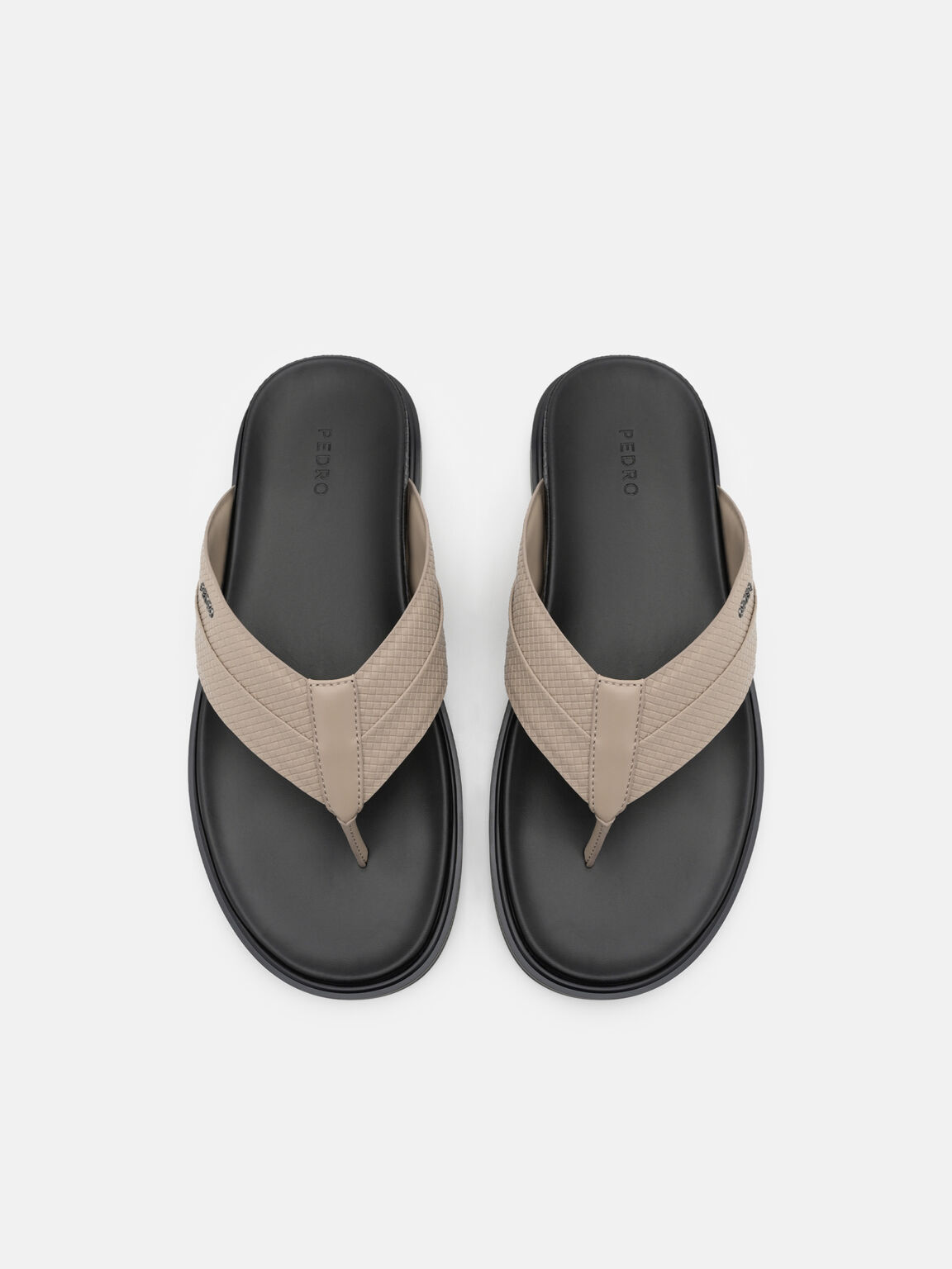 Woven Thong Sandals, , hi-res