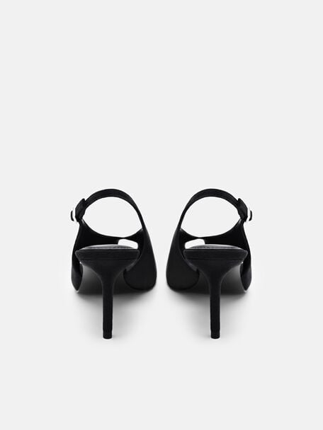 Sylvie Suede Slingback Heel Pumps, , hi-res