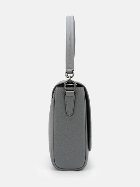 Patrice Tumbled Leather Messenger Bag, 