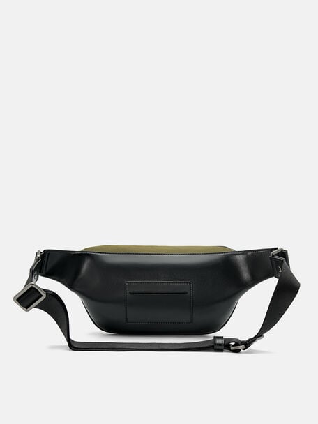 PEDRO Icon Leather Heel Sandals, Black