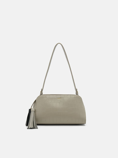 PEDRO Icon Leather Heel Sandals, Black