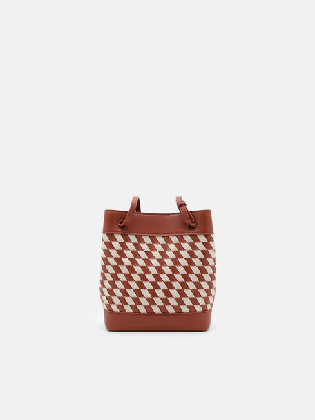 Loli Woven Bucket Bag, , hi-res
