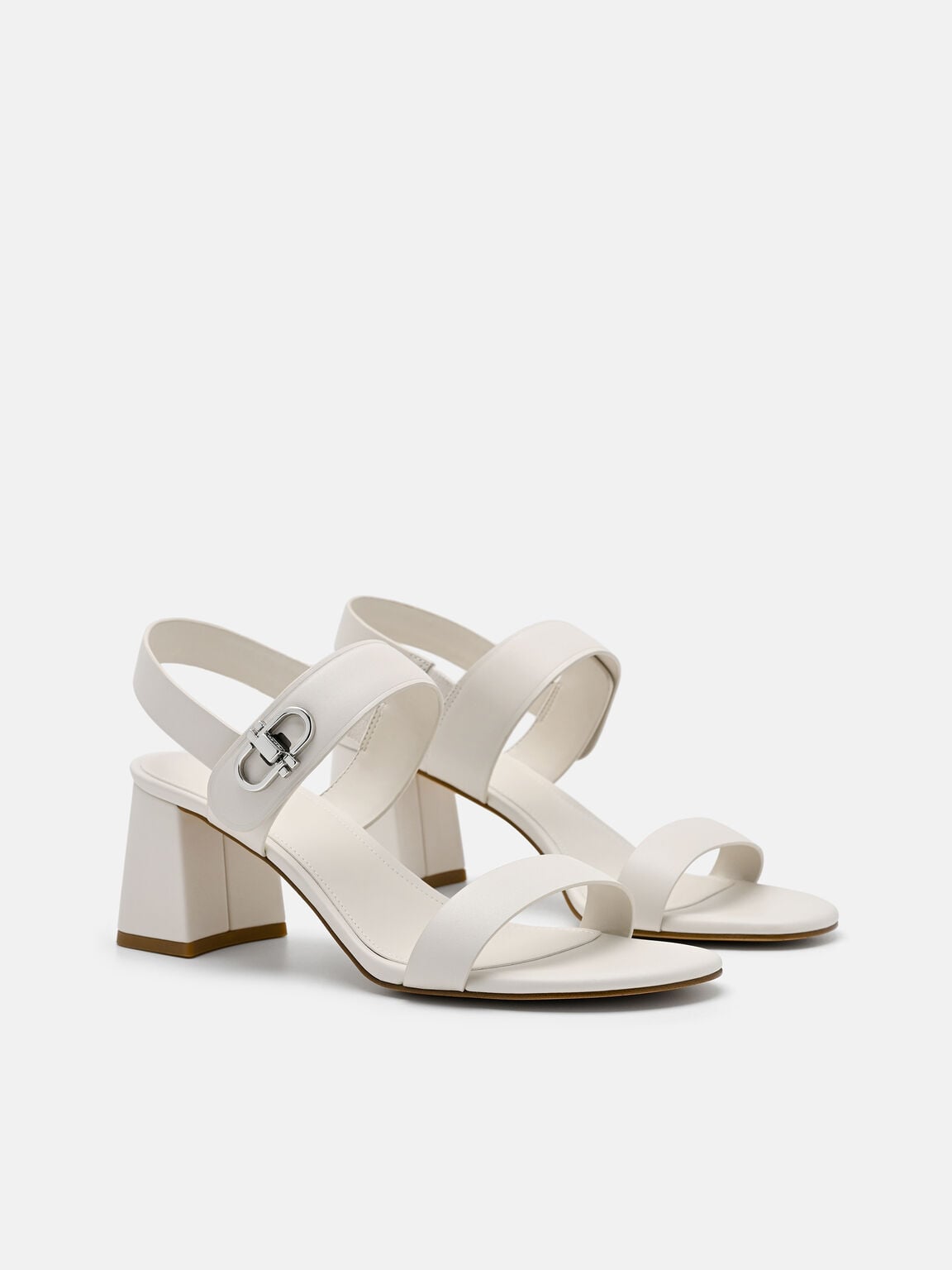 Sienna Leather Heel Sandals, , hi-res