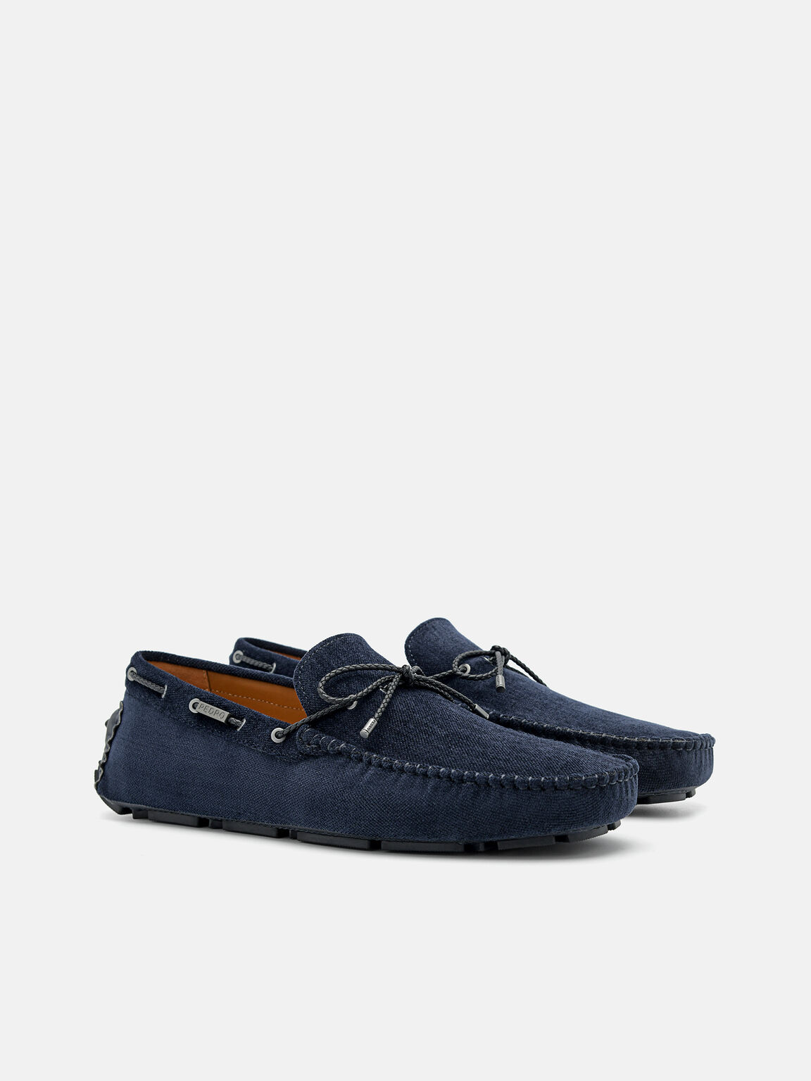 Sepatu Driving Pita Corduroy, 