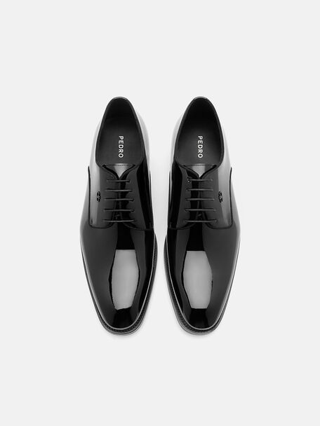 PEDRO Icon Leather Heel Sandals, Black