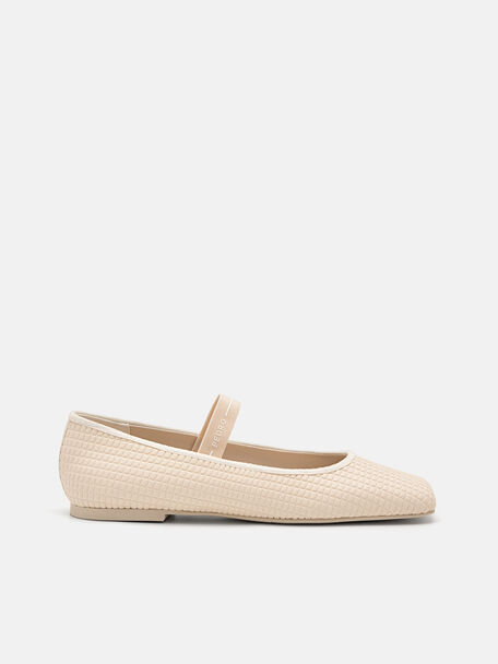 Eris Ballerina Flats, Beige, hi-res