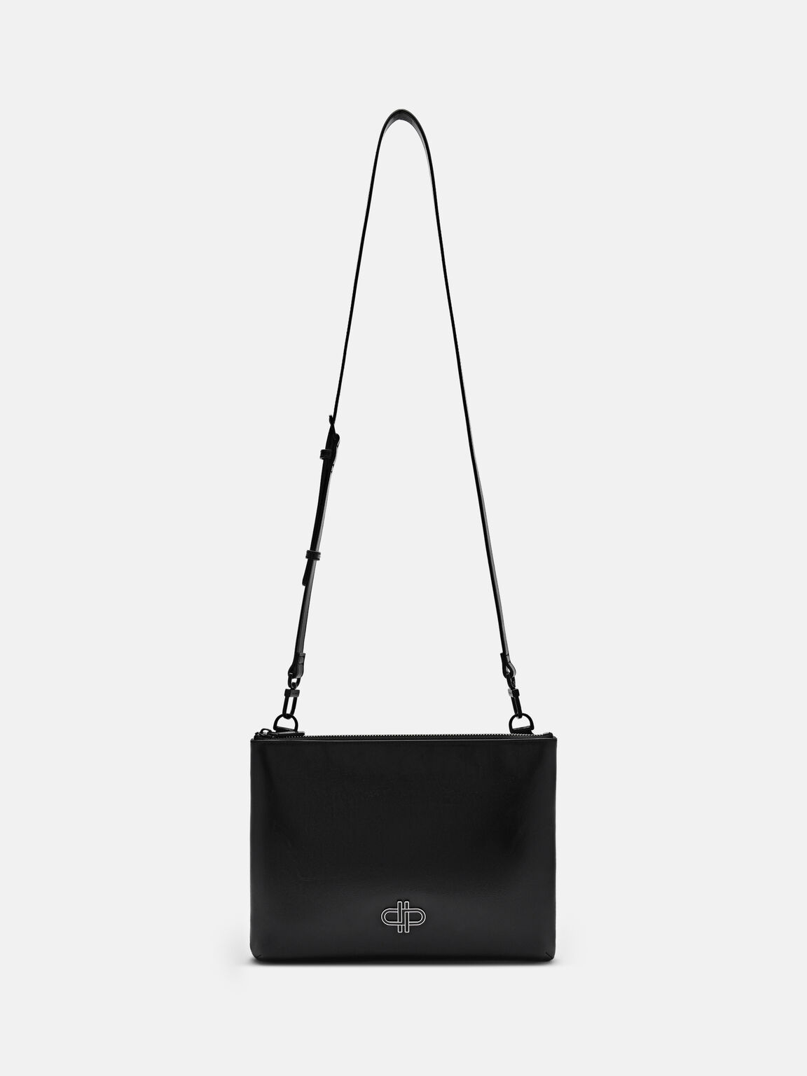 Two-Way Leather Clutch Bag, 