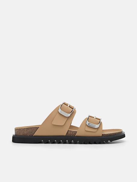 Men's Helix Slide Sandals, Sand, hi-res