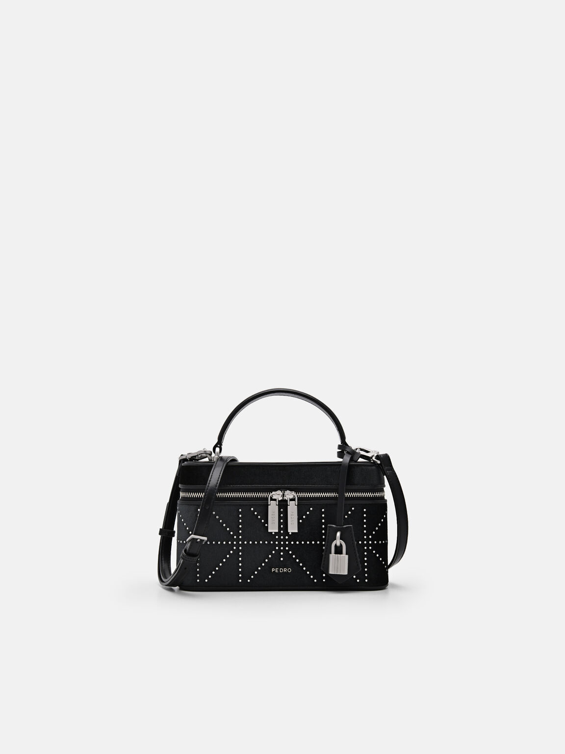 Ari Shoulder Bag in Pixel, Black, hi-res
