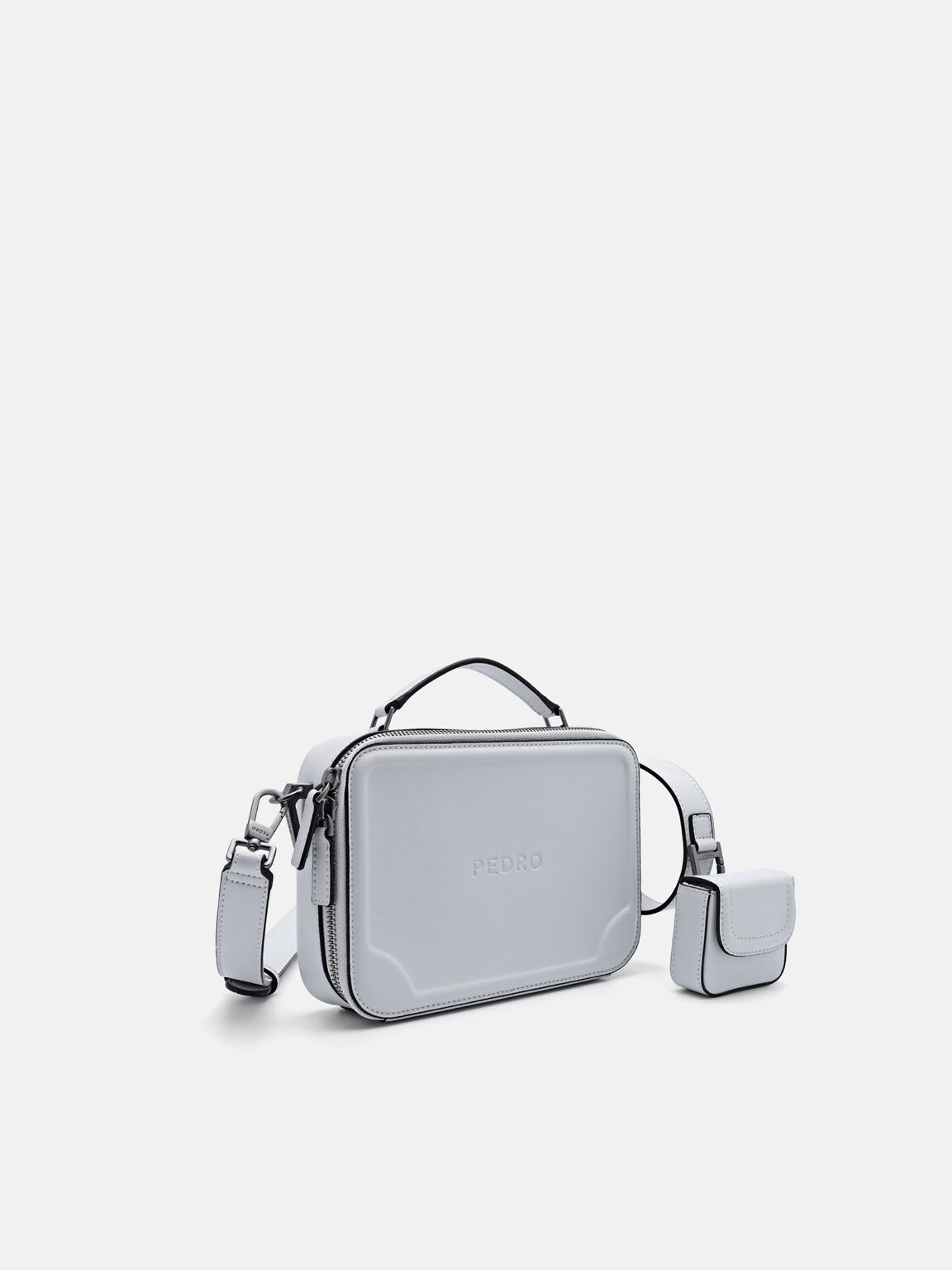 Drew Sling Bag, Light Grey