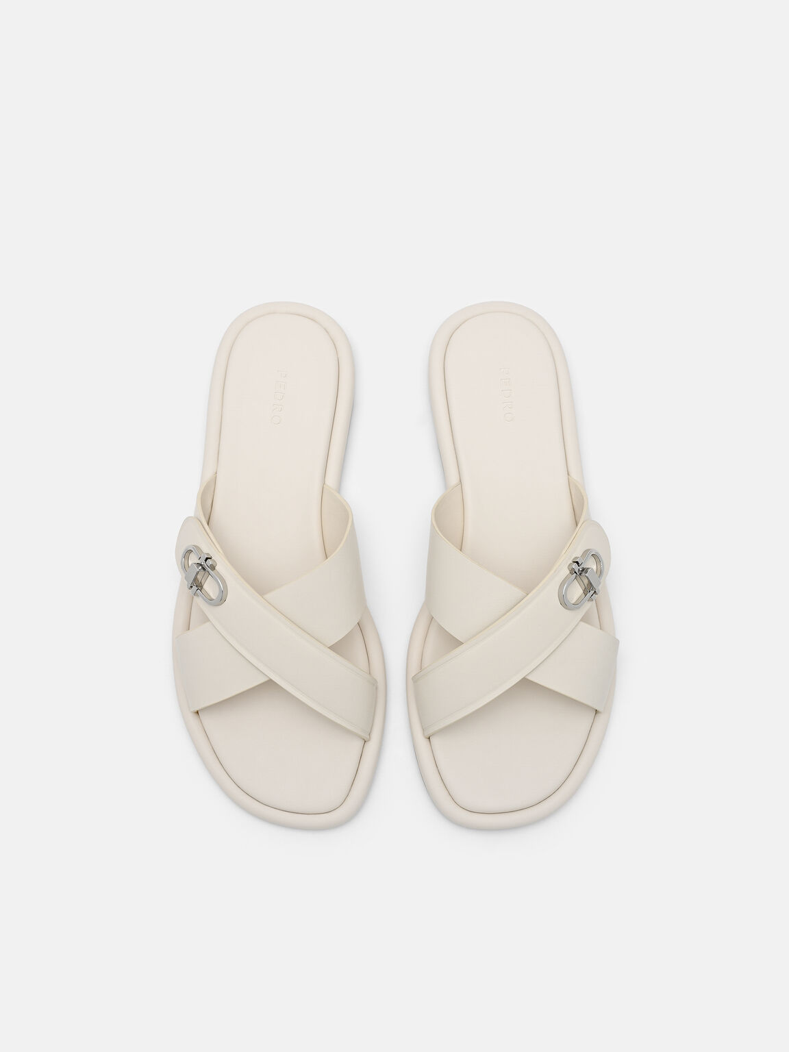 Sienna Leather Cross Sandals, , hi-res
