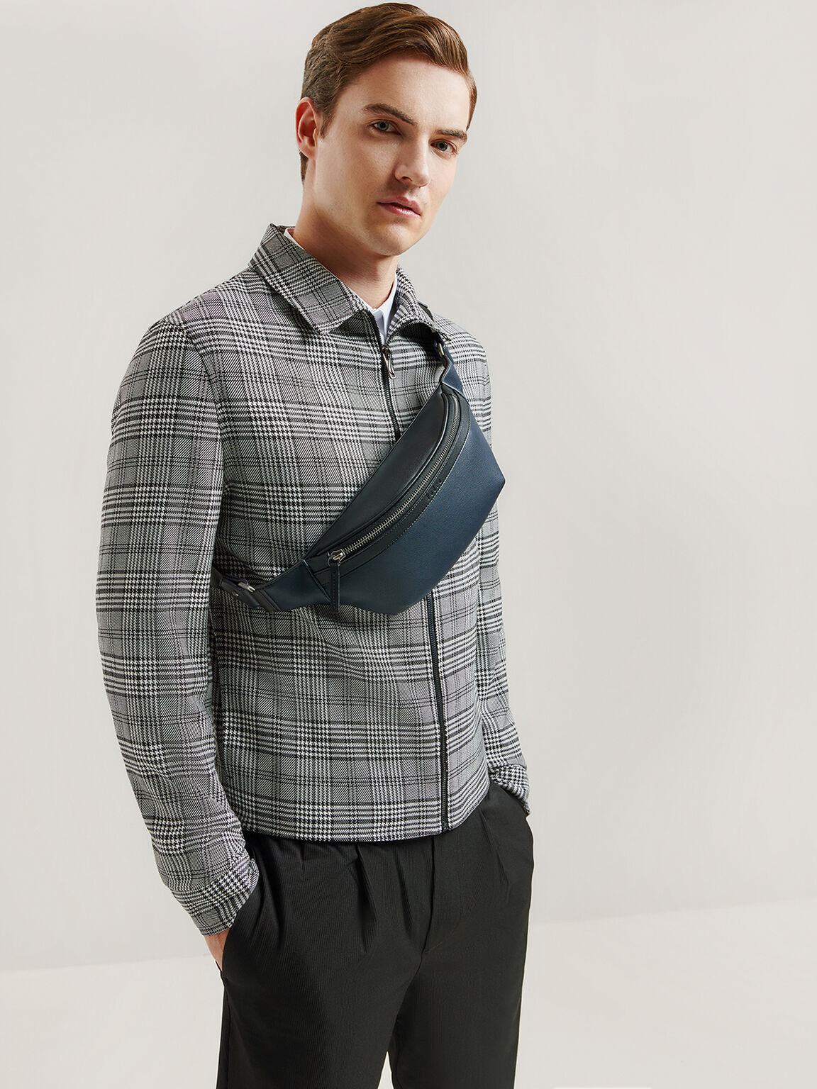 Monochrome Sling Pouch, 