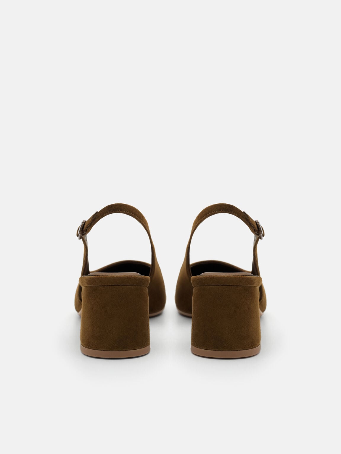 Quinn Suede Slingback Heel Pumps, , hi-res