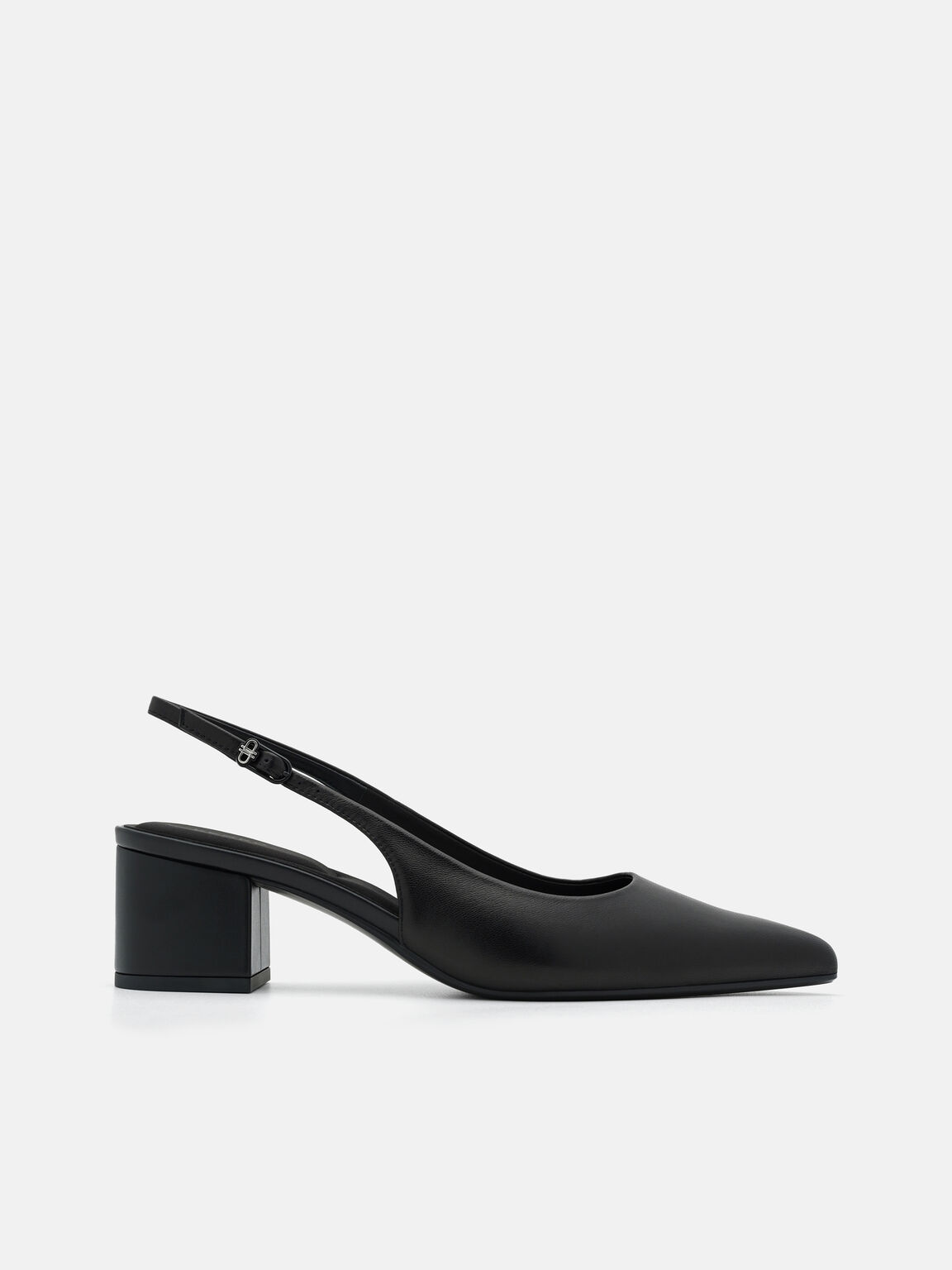 Quinn Leather Slingback Heel Pumps, , hi-res