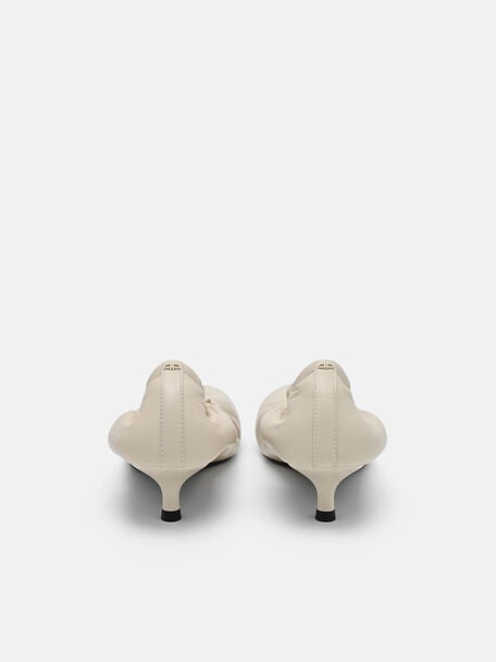 Sepatu Balerina Hak Kulit Gabrielle, , hi-res
