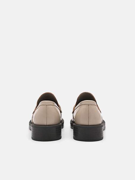 PEDRO Icon Leather Heel Sandals, Black