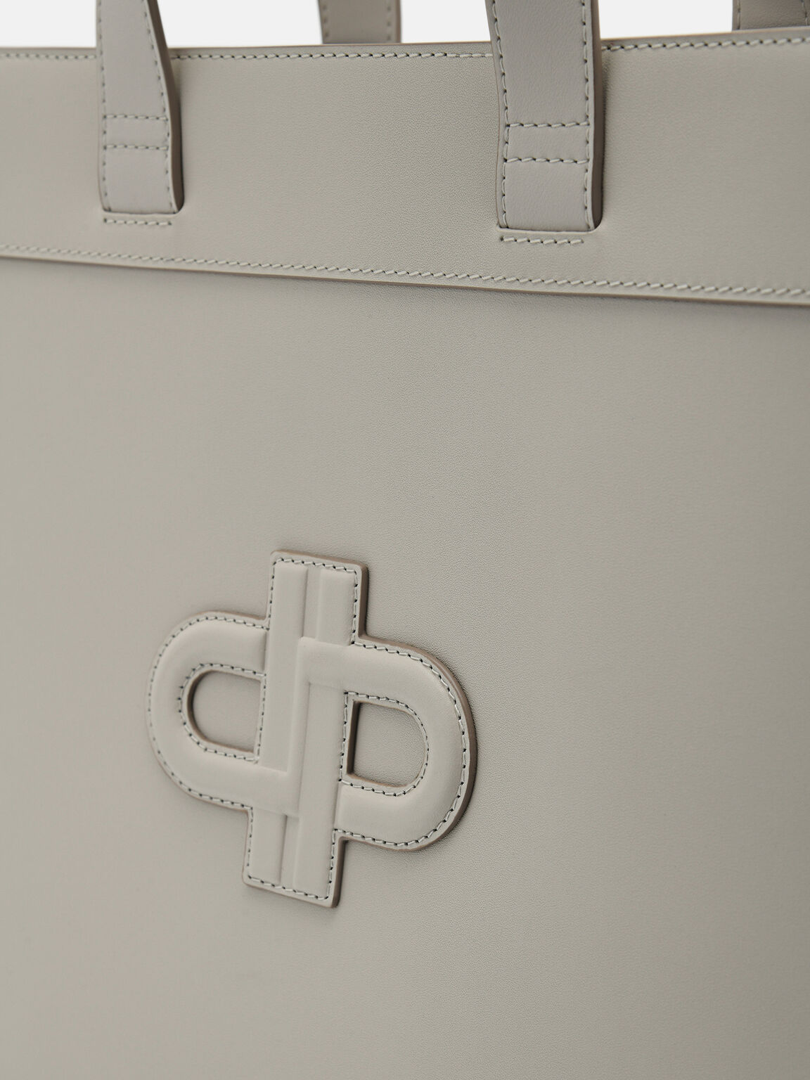 Tas Jinjing kulit PEDRO Icon, Taupe