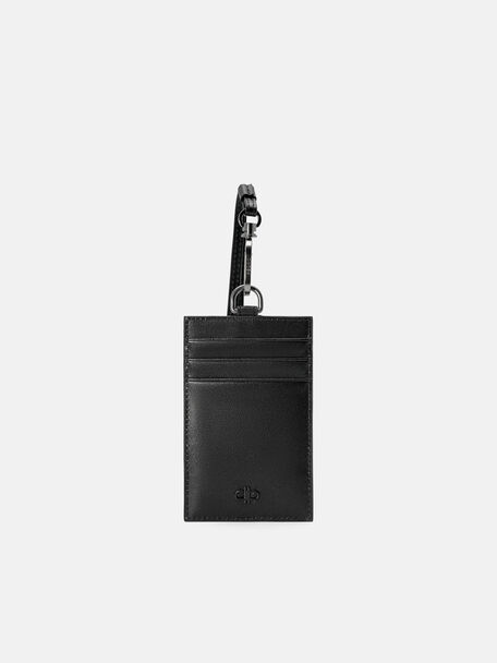 Leather Lanyard Card Holder, 