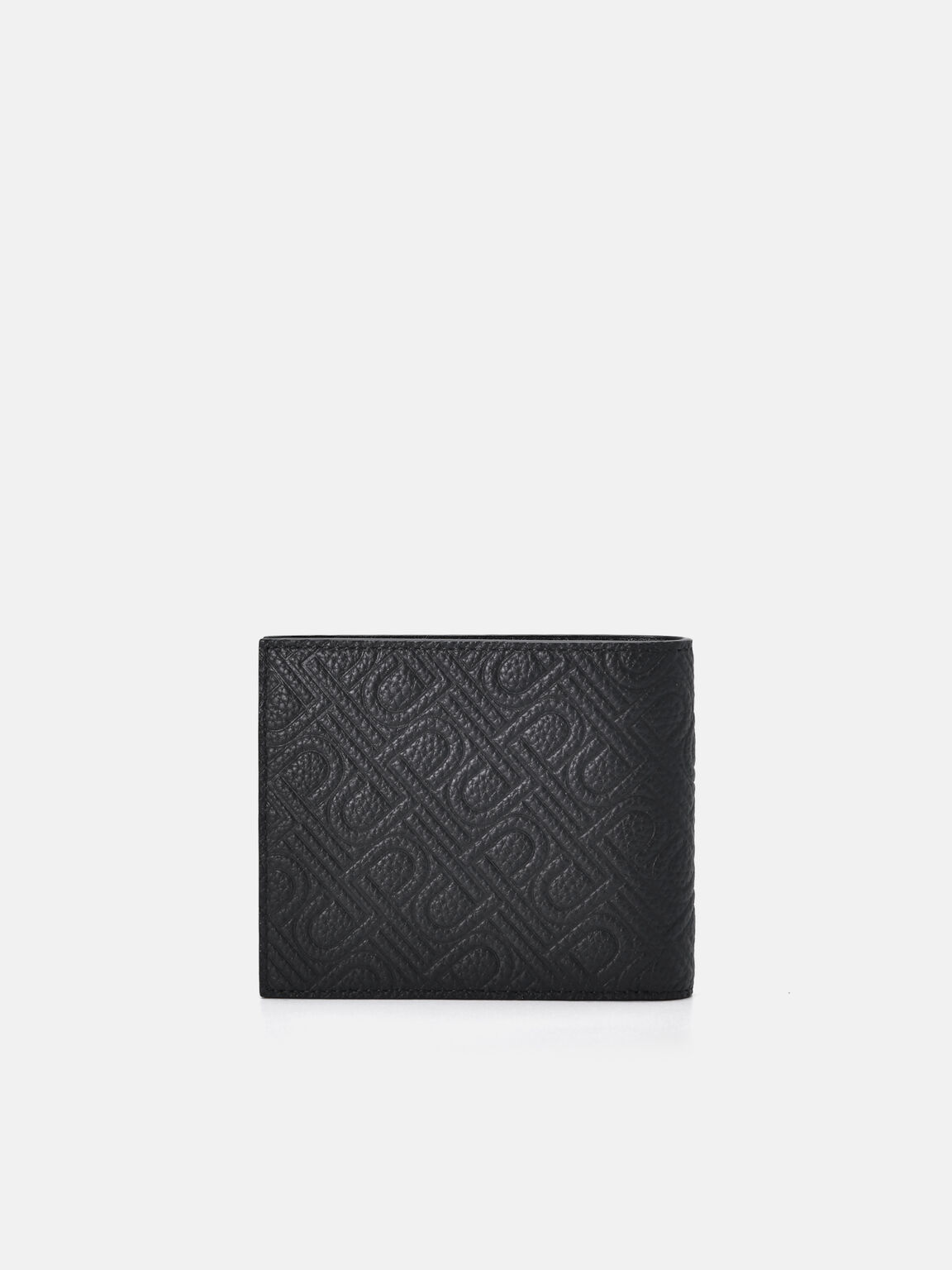 Embossed Leather Bi-Fold Flip Wallet, , hi-res