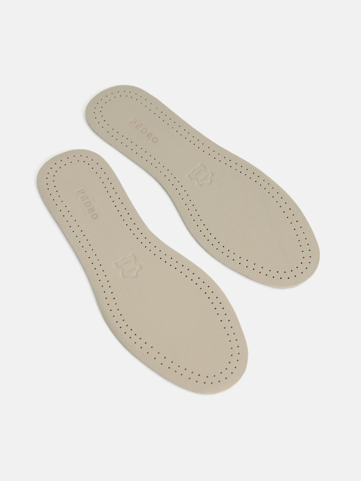 Genuine Leather Insole, Beige