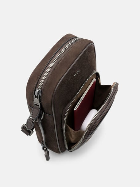 Patrice Leather Crossbody Bag, 