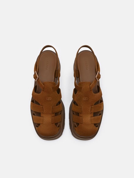 Sandal Caged Suede Verlin, , hi-res
