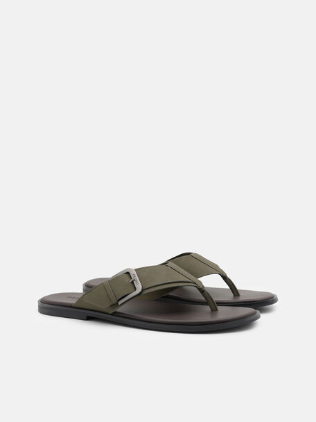 Sandal Jepit dengan Gesper, 