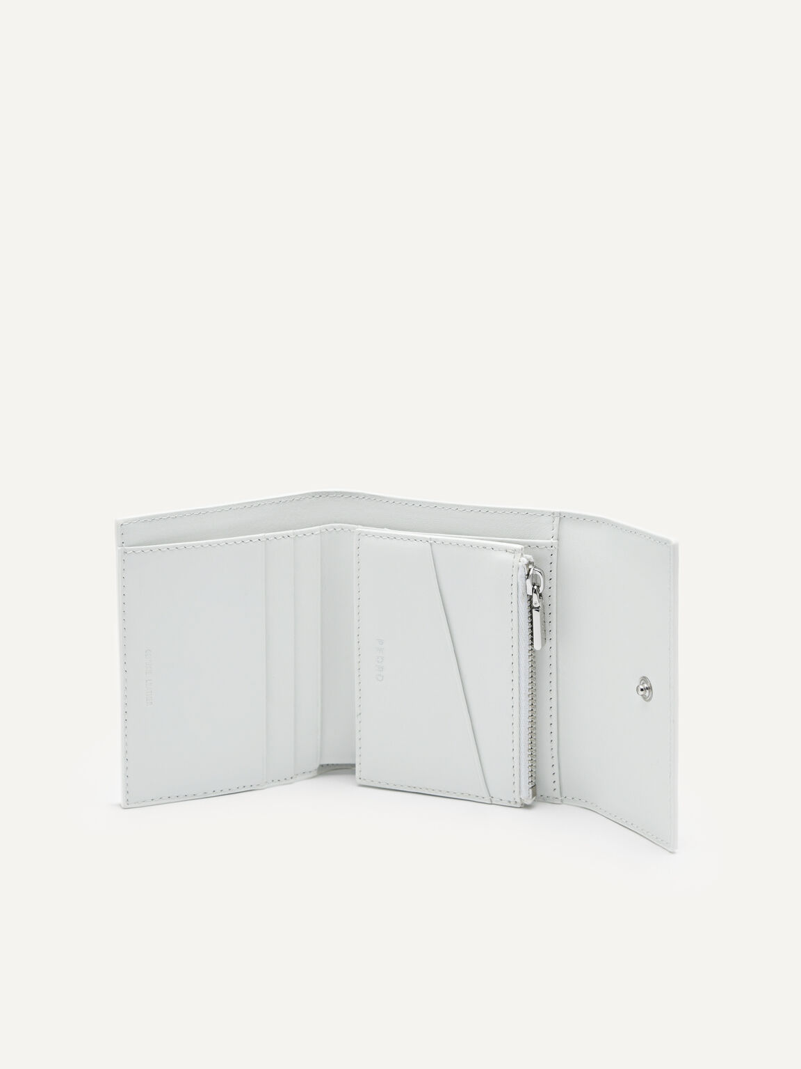 Dompet Tri-Lipat Kulit dalam Pixel, , hi-res