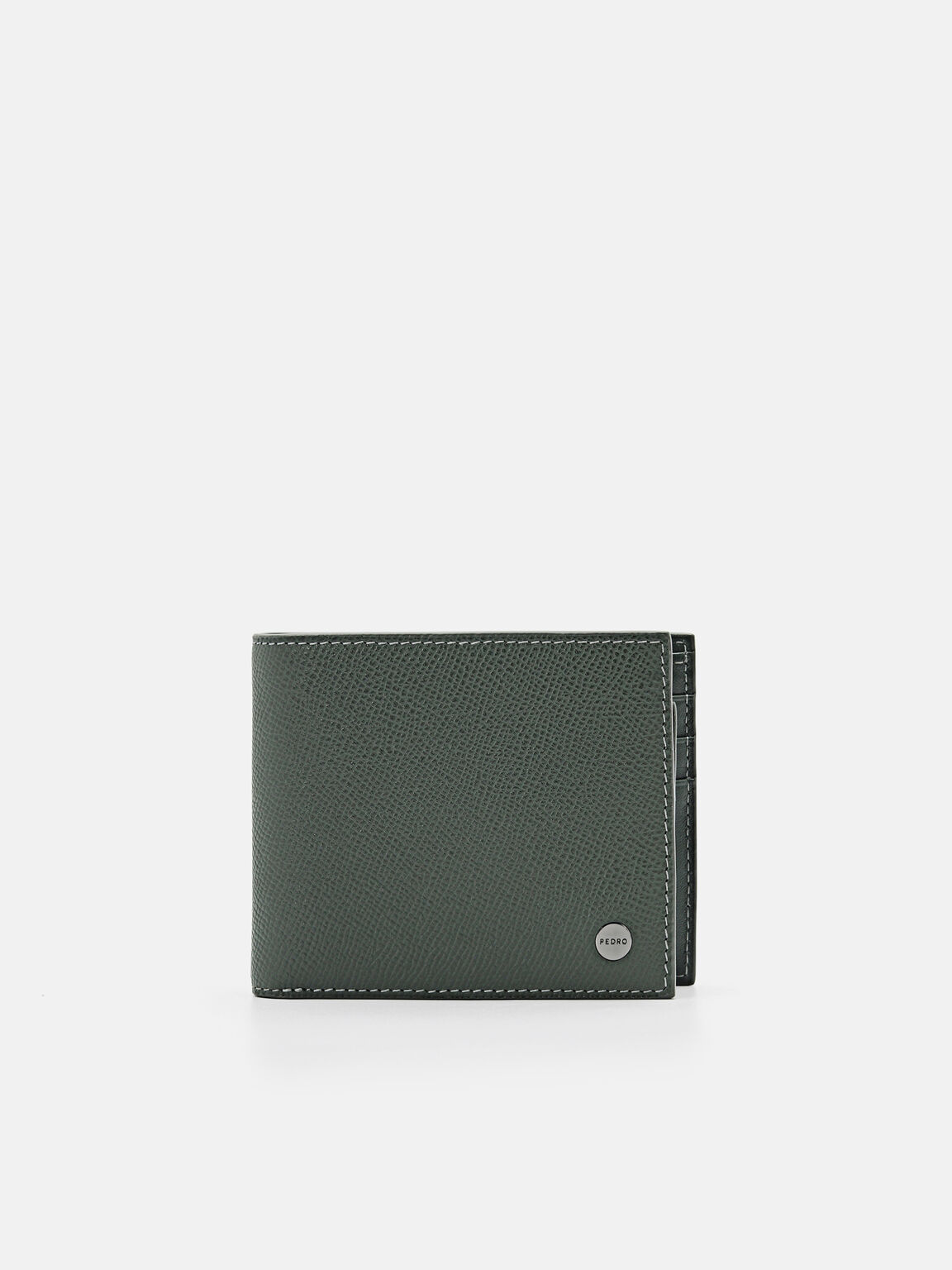 Oliver Leather Bi-Fold Wallet with Insert, Military Green, hi-res