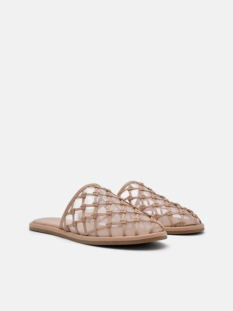 PEDRO Icon Leather Heel Sandals, Black