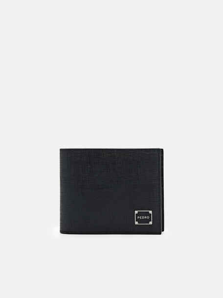 Dompet Kulit Bertekstur, Black