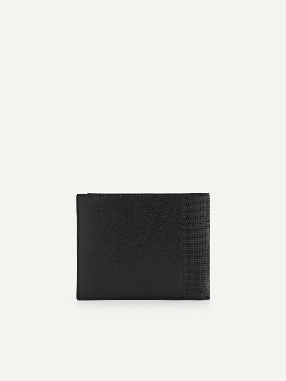 Dompet Dua Lipatan Kulit Oliver dengan Sisipan, 
