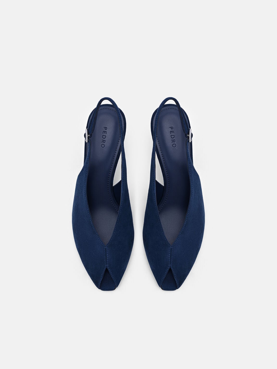 Sylvie Suede Slingback Heel Pumps, , hi-res