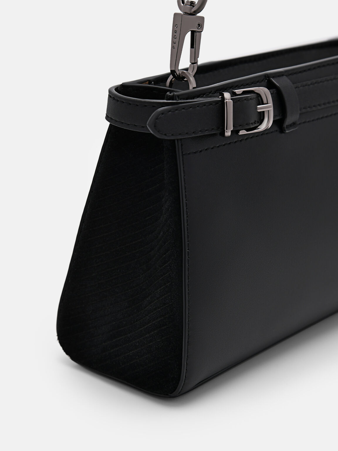 PEDRO Studio Phoebe Leather Shoulder Bag, Black