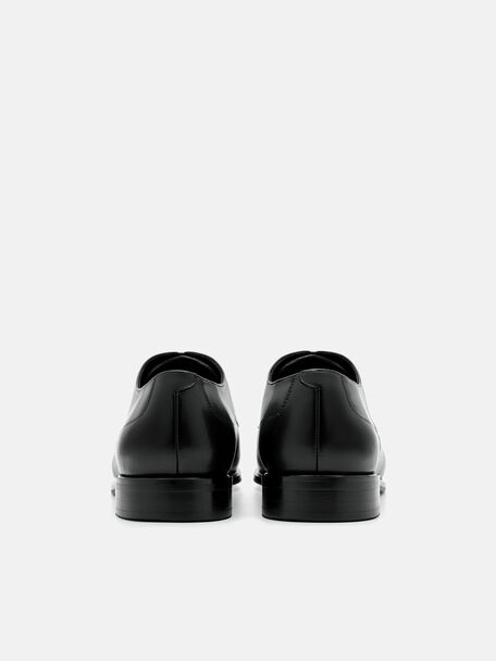 PEDRO Icon Leather Heel Sandals, Black