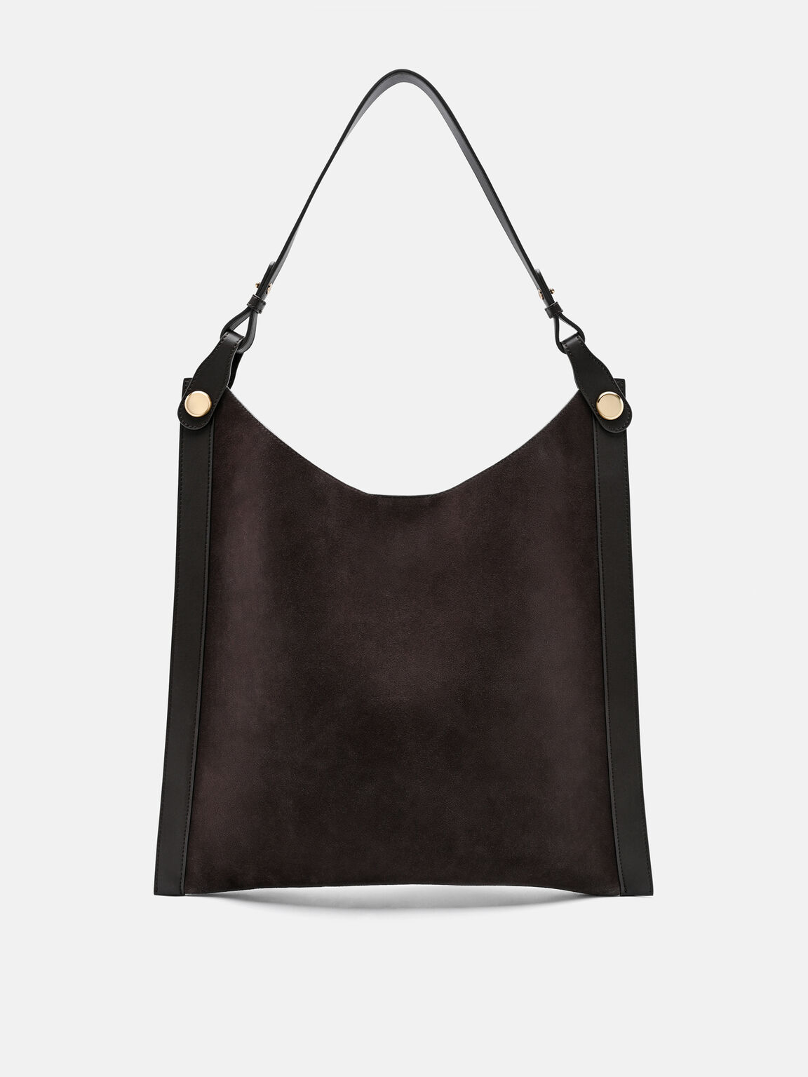 Oversized Suede Shoulder Bag, , hi-res