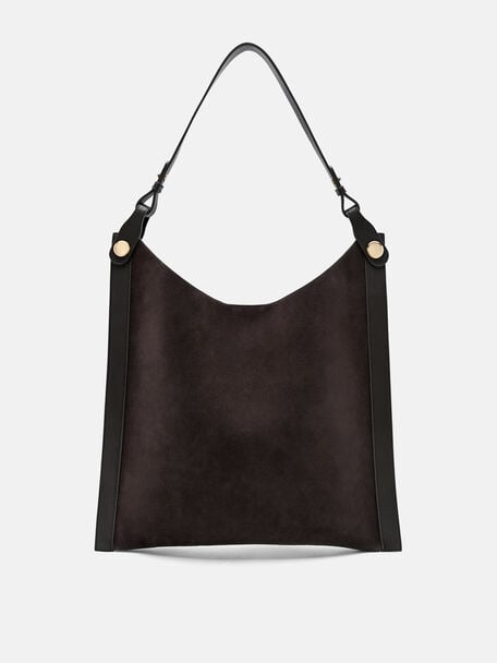 PEDRO Icon Leather Heel Sandals, Black