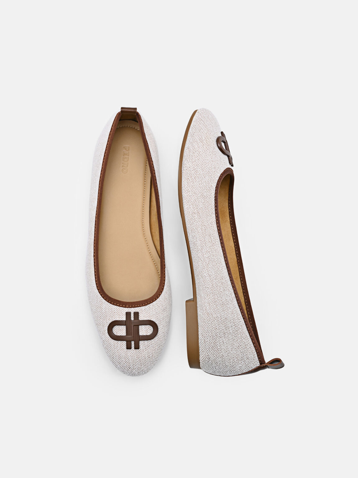 PEDRO Icon Leather Ballerina Flats, 