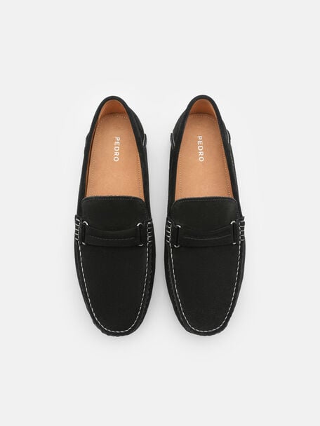 Sepatu Driving Penny Suede, , hi-res