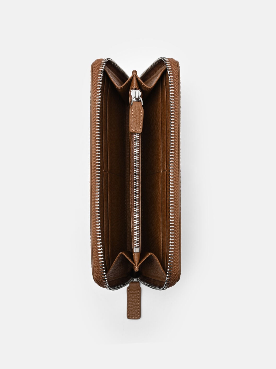 Tumbled Leather Long Wallet, 
