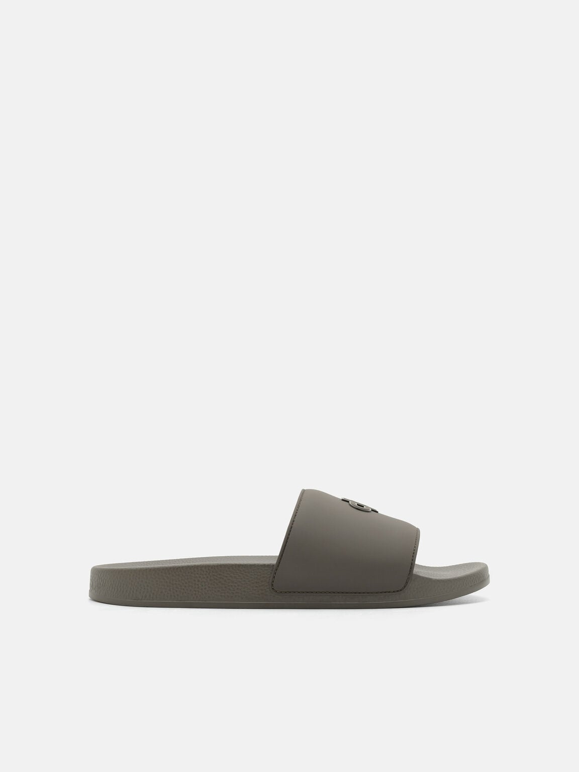 Rubber Slide Sandals, , hi-res
