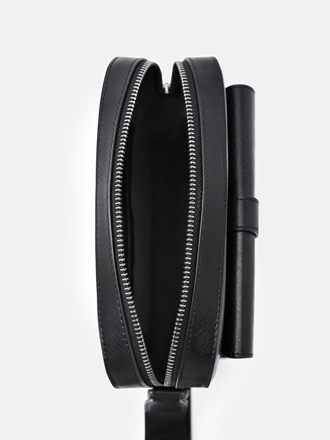 Boxy Saffiano Leather Crossbody Bag, , hi-res