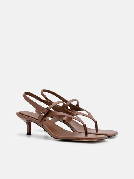 Eny Sandal Hak Kulit, 