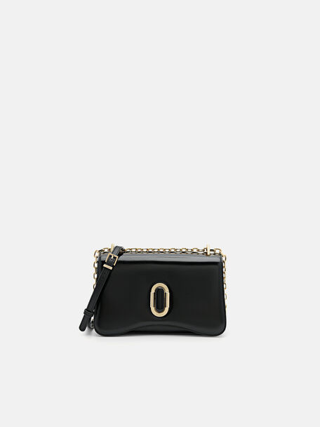 Tas Bahu Kulit Rift PEDRO Studio, Black