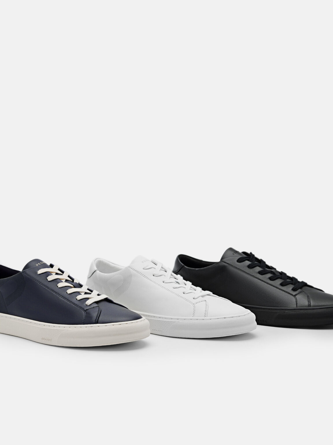 Men's PEDRO Icon Ridge Leather Sneakers, 