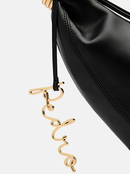 PEDRO Icon Leather Heel Sandals, Black