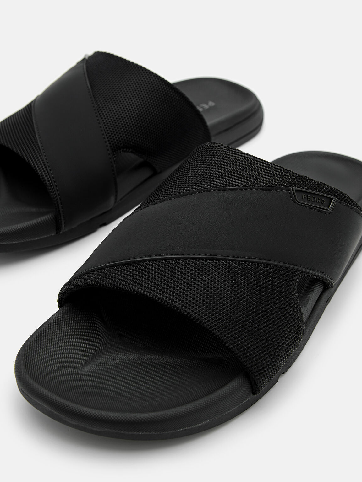 Mesh Slide Sandals, 