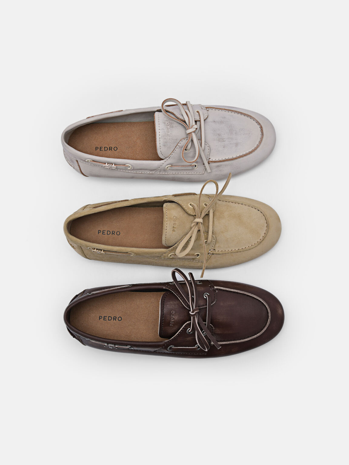 Sepatu Boat Kulit Dee, Brown