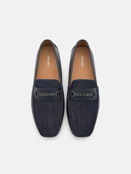 Sepatu Mengemudi Kulit Horsebit Alistair, 