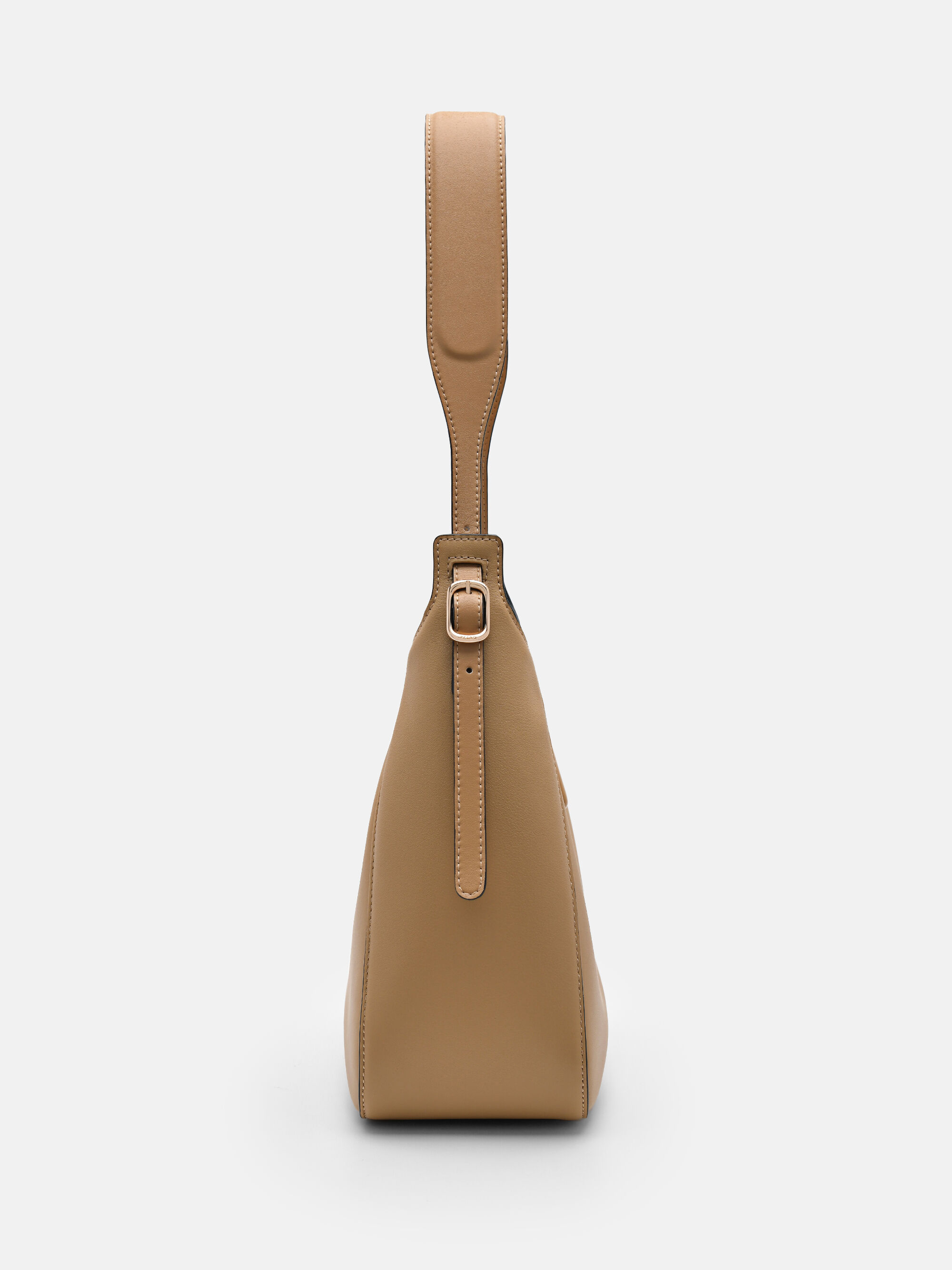 Sand PEDRO Studio Rift Leather Hobo Bag - PEDRO ID